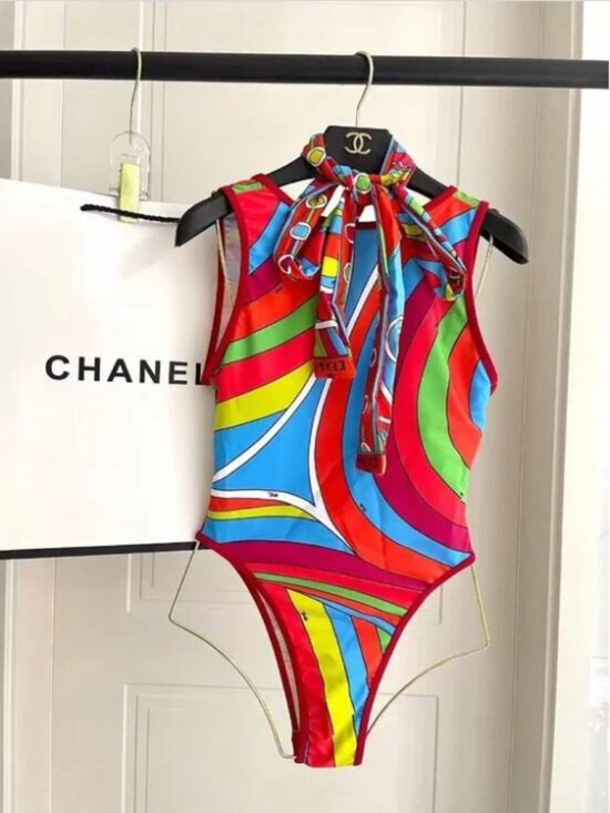 Emilio Pucci Dresses & Skirts - Emilio Pucci Multicolor One Piece Swimsuit